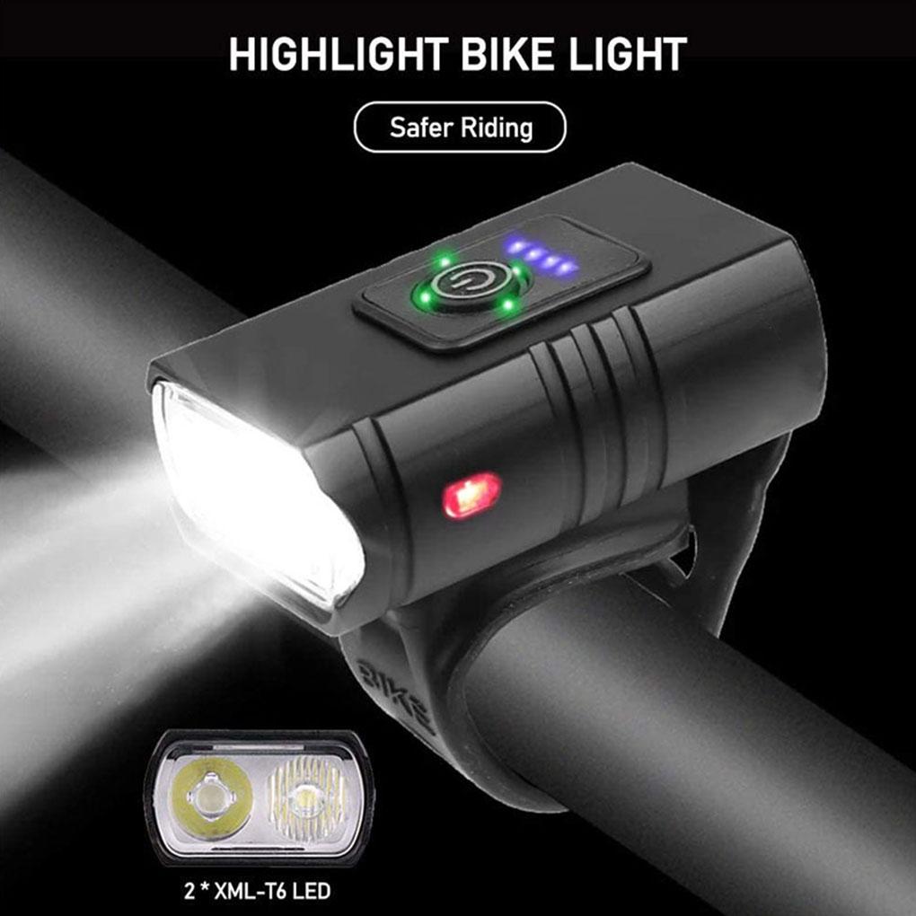 Bicycles Light Adjustable Rechargeable Waterproof Warning Road Bike Front Lamp Cycling Security Removable Equipment