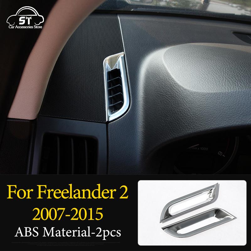

For Land Rover Freelander 2 2007-2015 ABS Car Steering Wheel AC Vent Outlet Knob Door Handle Cover Trim Car Interior Accessory