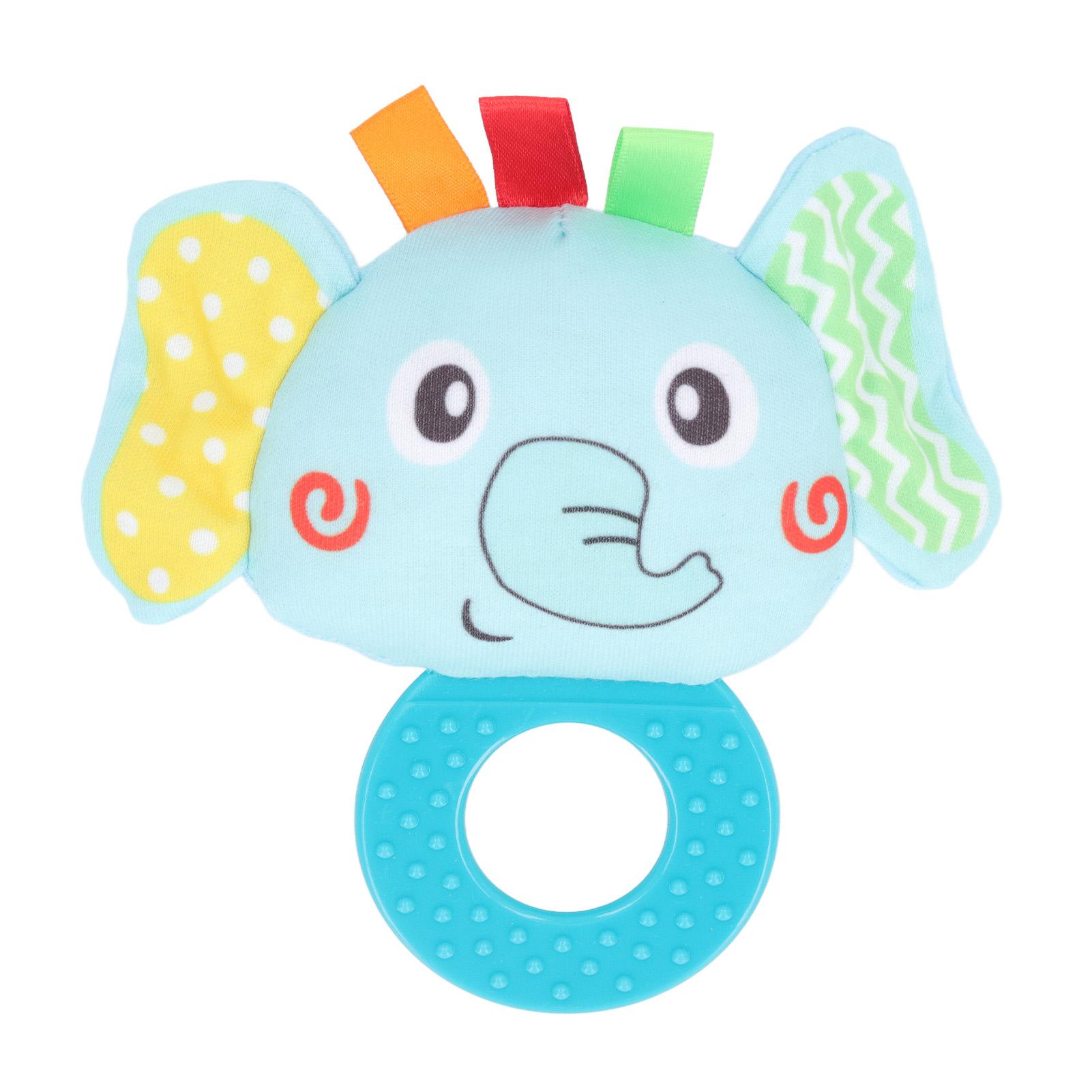 

Baby Handbell Teether Toy Sensory Development Rattle Teether Toy for 0 to 1 Year Old Newborn Infant