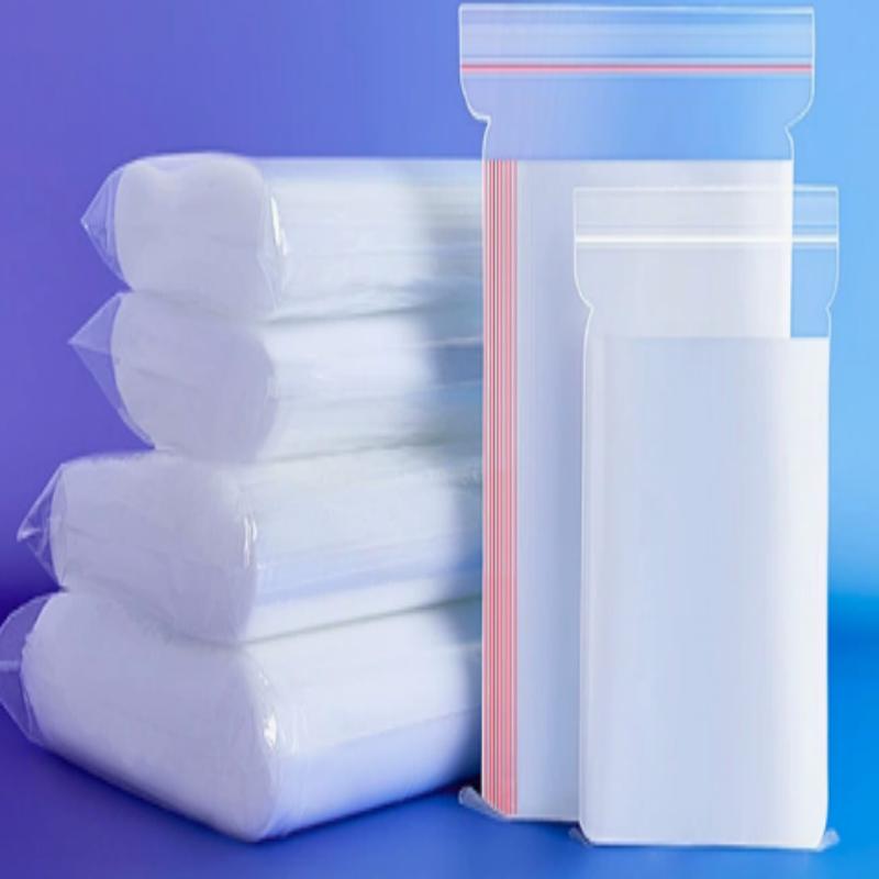 Self-Sealing Transparent Storage Bags
