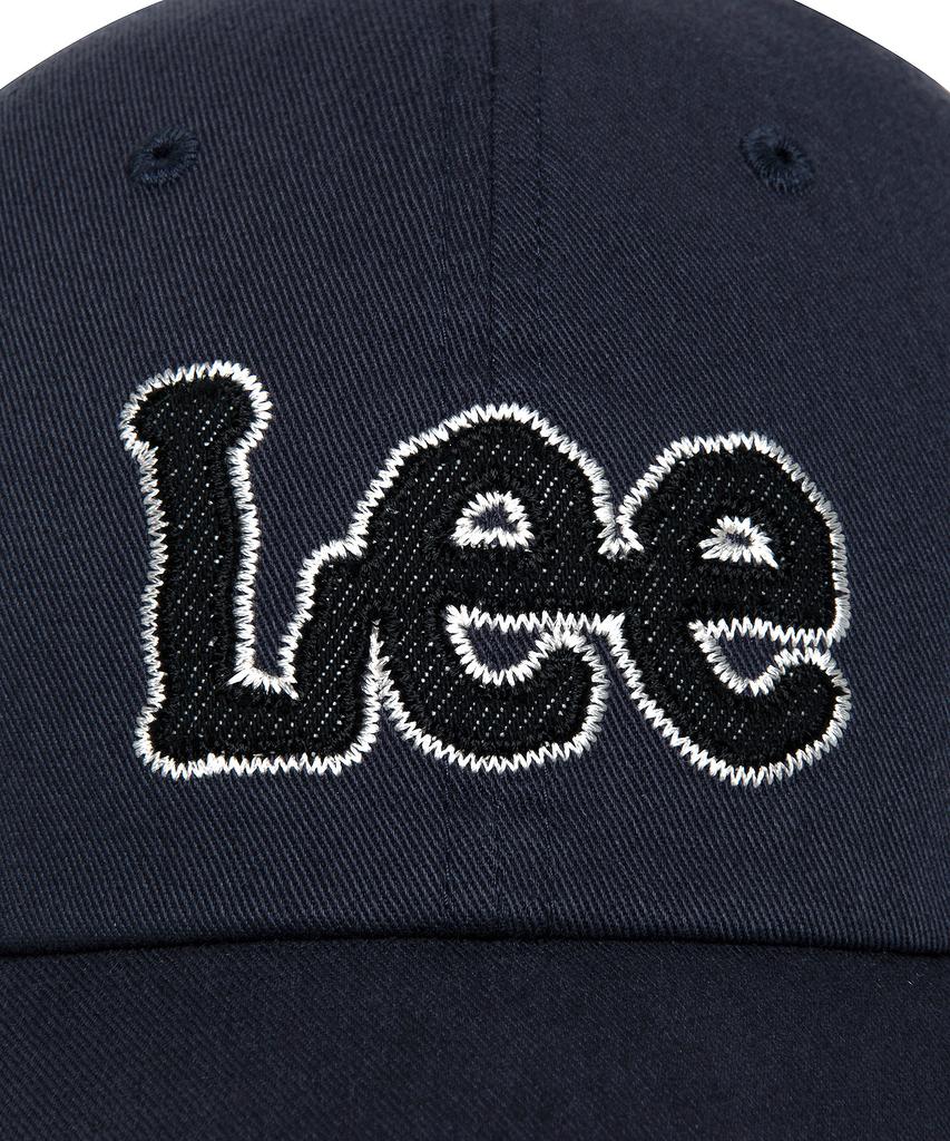 LEE Big Twitch Applique Cotton Ball Cap Navy