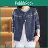 Knitted Mom Autumn Spring And Womens Cardigan Fashion Loose Sweater Coat Short Top For Women