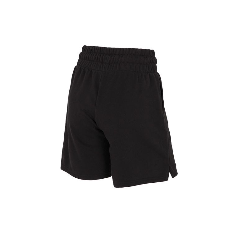 Puma Solid Color Logo Casual Knit Shorts Women Bottoms Black 535270-01