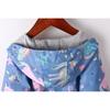 Spring Jacket for Girls Coats Hooded Unicorn Rainbow Pattern Baby Girls Clothes Outerwear Kids Windbreaker Autumn Girls Jackets