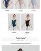 Kurzärmeliges Ballett- und Gymnastik-Tanzkleid für Kleinkind-Mädchen mit Trägerdesign