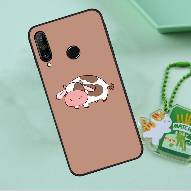 Cartoon Cute Cow Spots For Huawei Nova Y90 Y70 Y60 Y61 Y91 Y72 9 10 SE 12i 12s 11i 5T P60 Pro P20 P30 P40 Lite Case