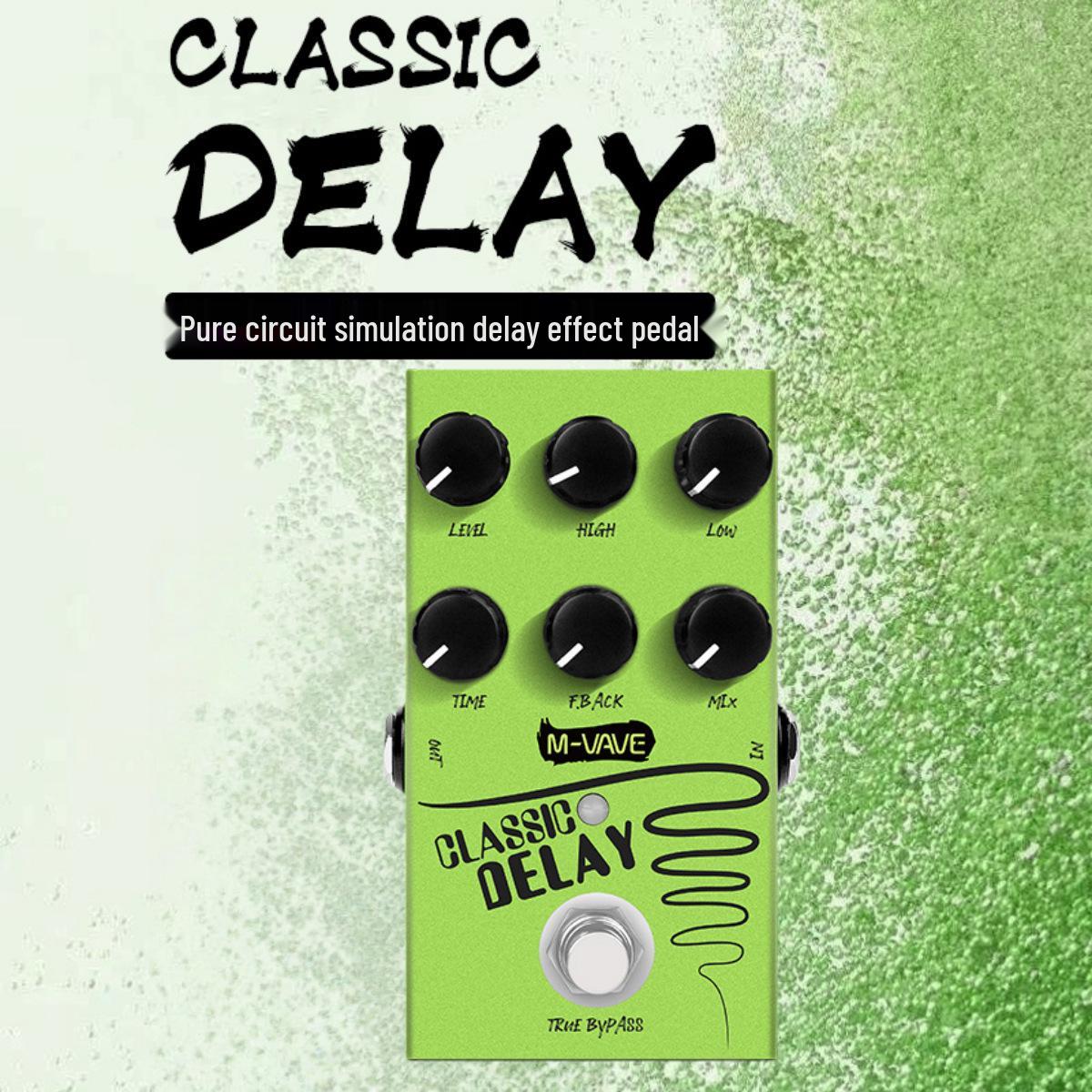 

Mini Guitar Pedal: Classic Digital Delay with Built-in Portability Classic Delay