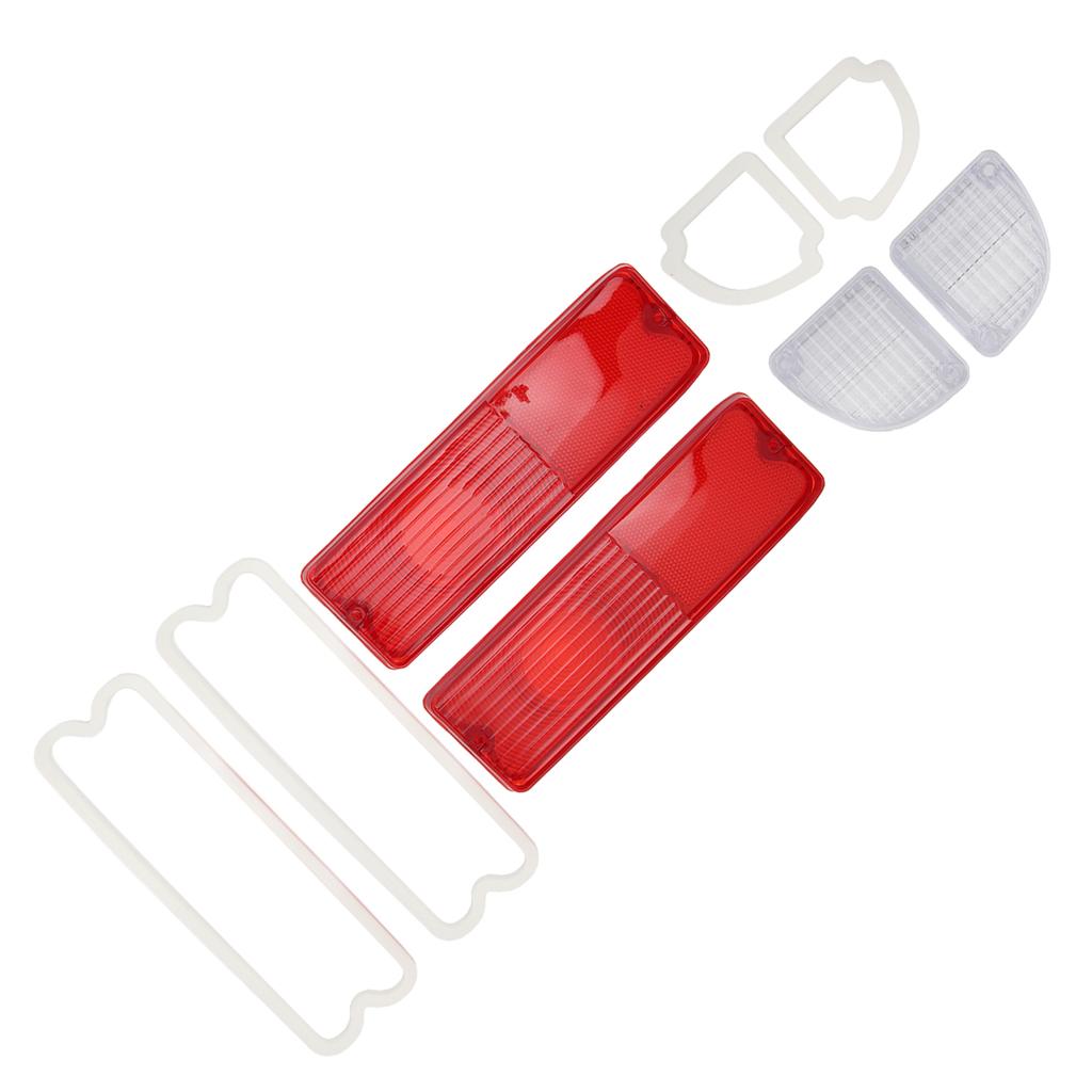 Tail Light Reverse Lenses with Gaskets 110215 Red Housing Rear Light Mirror Lenses Kit Replacement