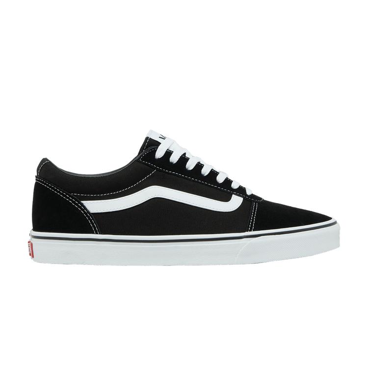 Vans Ward Suede Canvas Black White 40