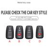 Carbon Fiber Car Key Cover Fob Case Shell for S8 Camry RAV4 Highlander Avalon Prius Corolla CHR Land Cruiser Prado 2018-2022 JH8