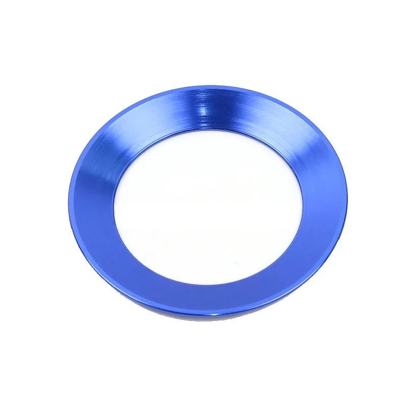 

Автомобильный Стайлинг рулевое колесо эмблема Декоративное кольцо Аксессуары Чехол для Volkswagen VW Golf 4 5 Polo Jetta Mk6 Чехлы синий