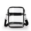 Priehľadná PVC Crossbody Taška - Vodotesná, Multifunkčná, Prenosná Ramenná Nákupná Taška