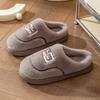 Cotton slippers home autumn and winter cartoon cotton shoes shoes warm plush thick soled plush couple cotton mop