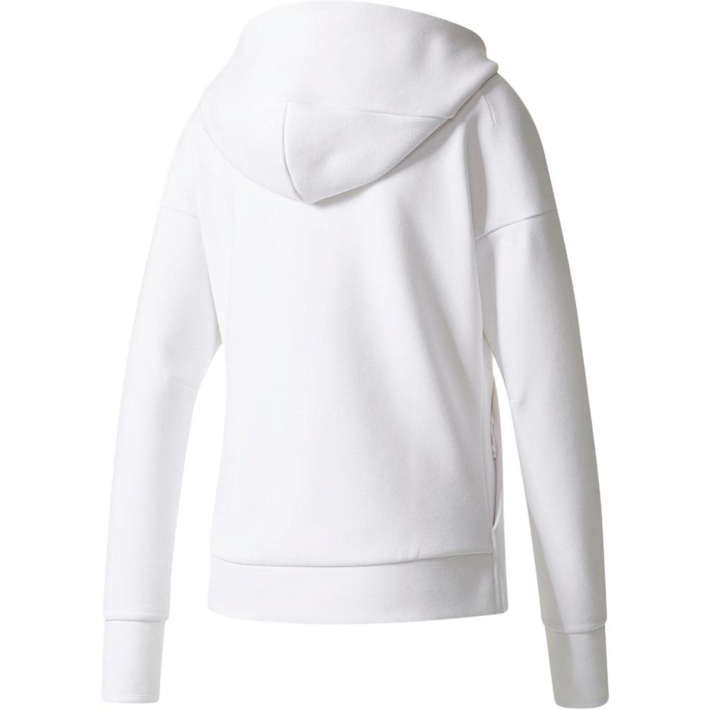 Adidas Zne Hoodie 2 Solid Color Striped Sports Knit Jacket Women Hoodies White CE4122