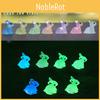 Cute Luminescent Rabbit Resin Ornament For Creative Home Dcor And Mini Gardens