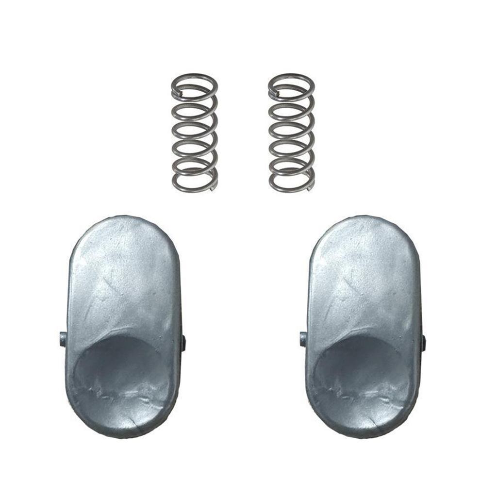 2 Set Replacement Silver Tool Catch Vacuum Cleaner Part Dust Bucket Button Suitable for Various Models Vacuum Cleaner