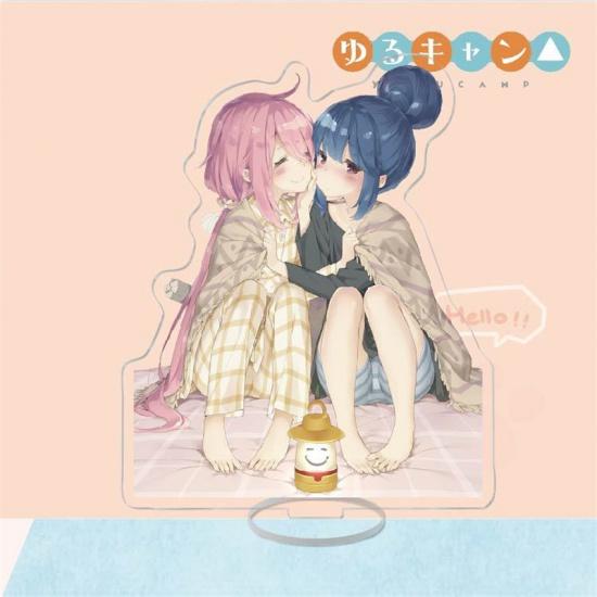 

Симпатичный аниме-лагерь для отдыха YuruCamp, стенд, модель, коллекция тарелок, Шима Рин, Кагамихара Надешико, Инуяма, Аой, фигурки, стенди 38