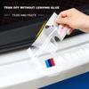 4ks Ochrana prahu auta Transparentní Dekorativní M LOGO Odznak 3D Samolepka Pro BMW M Performance E36 E46 E60 E90 E91 E92 E93 F30 F20 X1 X3 X5 X6 X7