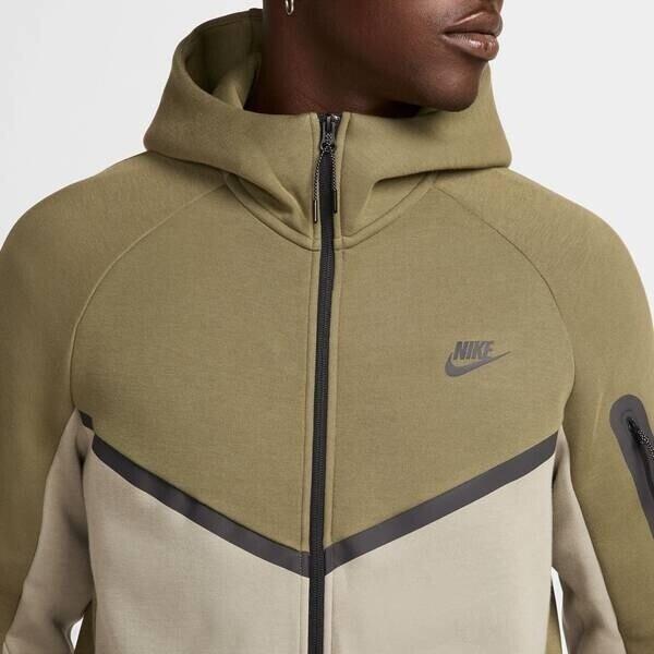 Jacket Nike Tech Full-Zip Windrunner Hoodie (HV0949) Medium Olive/light Army/black