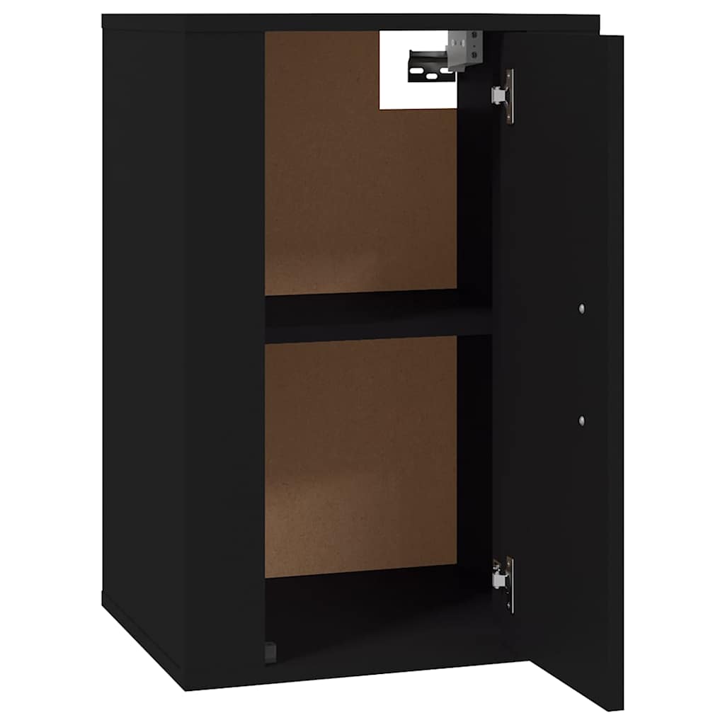 TV Wall Cabinet Black 40 X 34.5 X 60 Cm