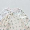 Autumn Baby Girls' Floral Pajama Set: Stylish Long-Sleeve Top & Pants, Casual Two-Piece Homewear