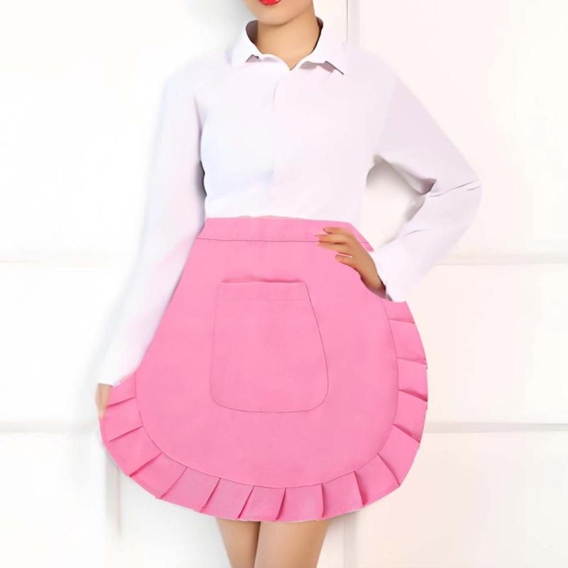 Maid Apron Waist Apron Cooking Aprons Kitchen Apron Short Half Apron Lovely Princess Apron Girls Cosplay Apron