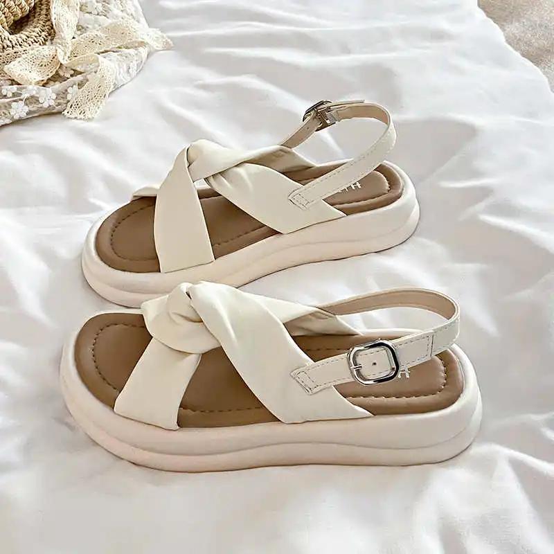 Fashion Thick Heel Flatform Women Summer Slippers Sandal Summer Woman Shoes Vip Sneakers Sports Casuals Tenid Choes Welcome Deal