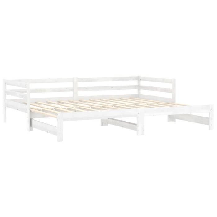 Cadre de lit - Maison Exclusive - 2x(90x200) cm - Bois de pin massif - Canapé-lit pratique