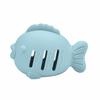 Fish Shape Fish Toy Silicone Cat Chew Toy Safe Contact Cat Feeder  Cat Boredom Relief