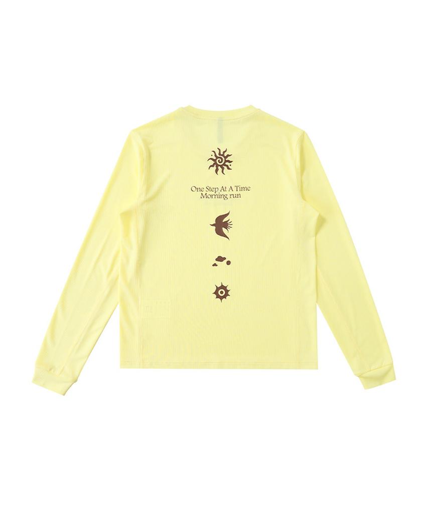 Beoteunseoul [Womens] Airlight Back Graphic Morning Run Long Sleeve (7 Colors)