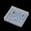 Silicone Nail Art Mold With Small Shark Crab Drift Bottle Designs For Manicure Fashionable Nail Art Design Mould