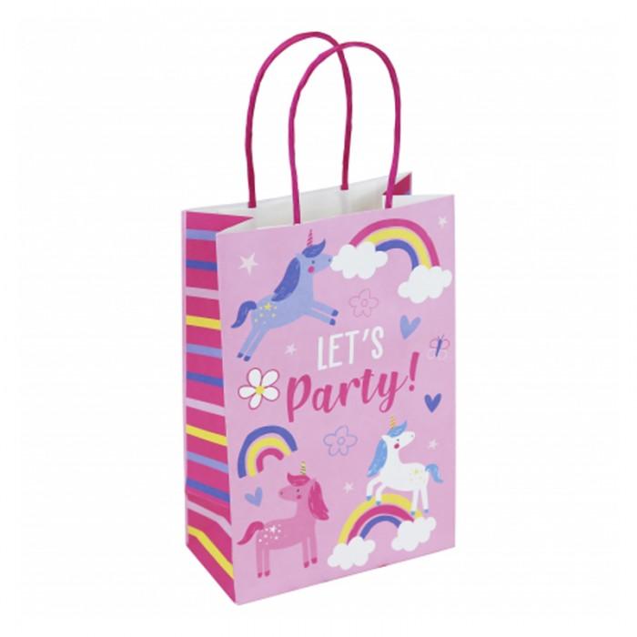 Eurowrap Unicorn Party Bags (Pack of 6)