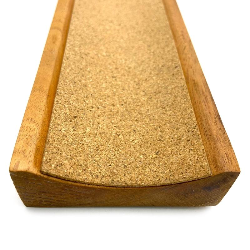 Neck Rest Long Neck Support Stand Guitar Fretwork Cork Lined Repairing Accessory