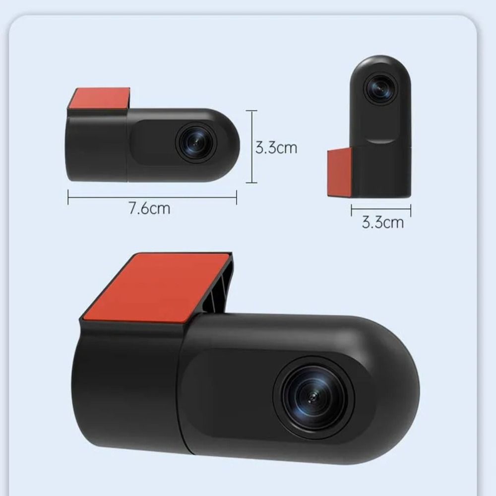 APP Control WiFi Dash Camera IR Night Vision Smart Car Camera 1080P HD Camera  Driving Recording