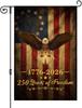 12X18 Inch 4th Of July Garden Ag - 250 Years Of Freedom Patriotic Garden Ags For Outside - 250 Anniversary USA Outdoor H PPZ