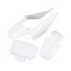 Plastic Mudguard Fairing Kit Pure White Front Mudguard Number Plate Body Panel Body Work Kit for Mini Pit Monkey Z50R