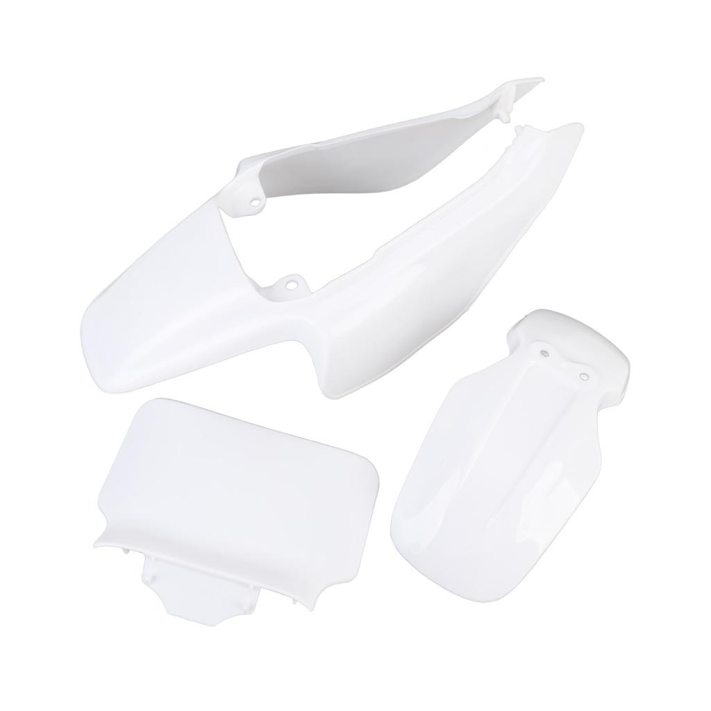 Plastic Mudguard Fairing Kit Pure White Front Mudguard Number Plate Body Panel Body Work Kit for Mini Pit Monkey Z50R