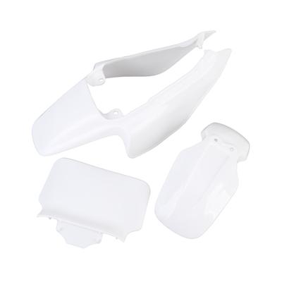 Plastic Mudguard Fairing Kit Pure White Front Mudguard Number Plate Body Panel Body Work Kit for Mini Pit Monkey Z50R