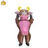 Déguisement Gonflable Mascotte Vache Marron - Accessoire Dessin Animé Animal pour Halloween