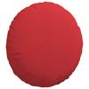 Seat Cushion 2 Pcs Red Ø50 X 19 Cm Fabric