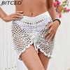 BITCED Beachwear Crochet Skirt Sexy Bikini Skirt Shell-Embellished Skirt Sheer Skirt