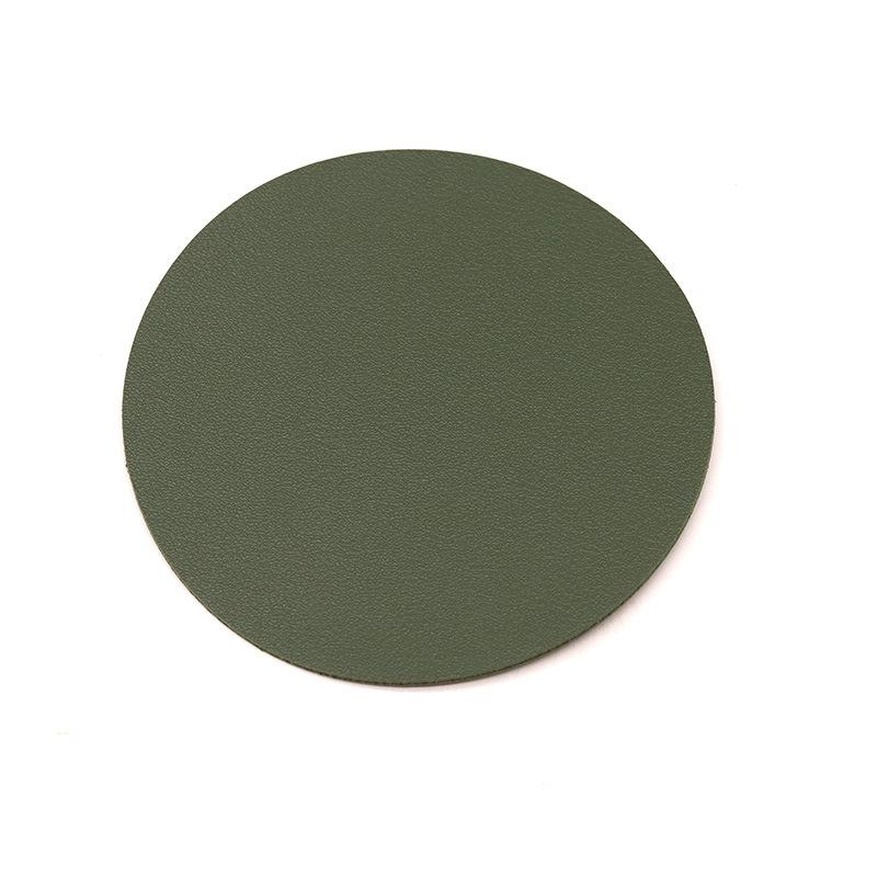 Simple Heat Insulation High Temperature Anti-perm PU Mat Dining Table Cup Pad Round Table Coaster For Glasses Geometric Coasters