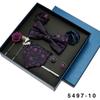 Men's Formal Tie & Pocket Square Eight-Piece Gift Set - High-End Wedding & Business 