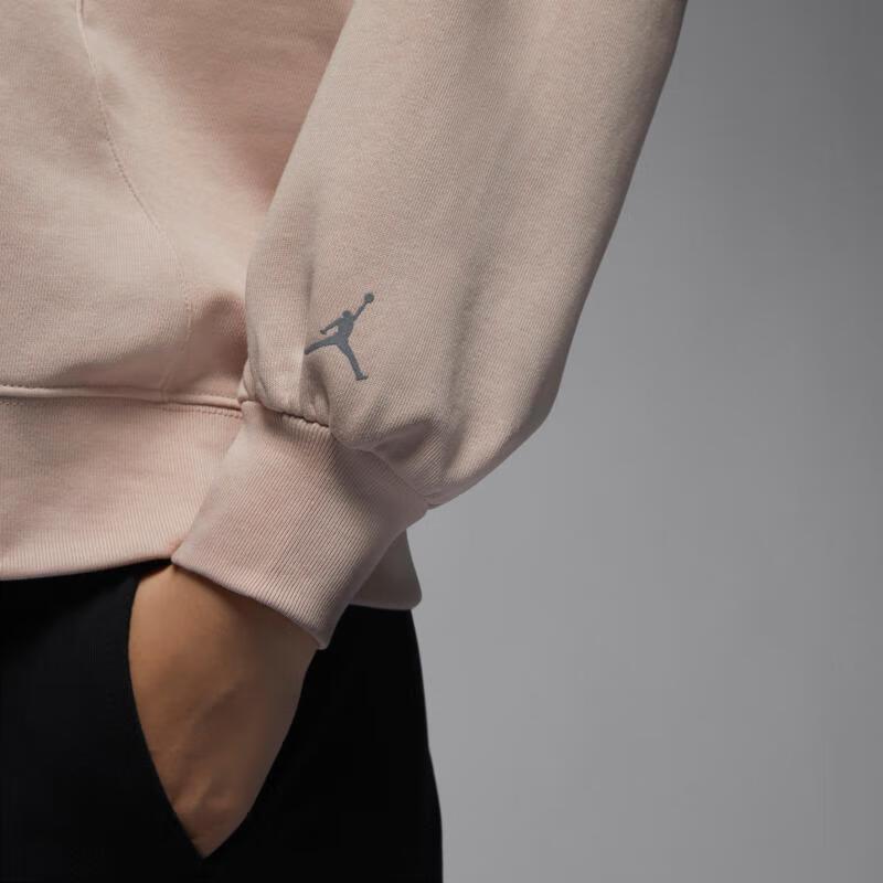 New Jordan Sweatshirt Women's Micro-Granular Tea Brown/Invisible Gray FN5123-207