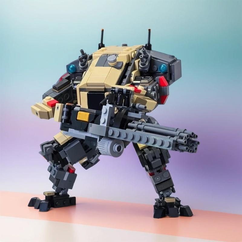654pcs MOC Legion Titan From Titanfall 2 Creator Model Building Blocks Construction Christmas Gifts Toy Creative DIY Idea Kids