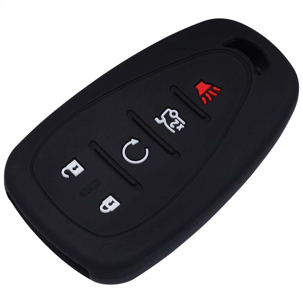 Car Key Cover Case Fits For Chevy Traverse Cruze Chevrolet Equinox Malibu 4/5 Button Silverado