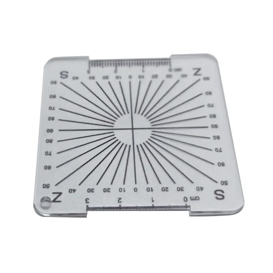 6 Styles Acrylic Knitting Gauge Rulers Crochet Hook And Yarn Wrap Per Inch Guide Knitting Tool for Spinners Yarn Measuring Crochet Accessories