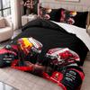 Formel 1 3-teiliges Bettwäsche-Set Bettbezug mit zwei Kissenbezügen für Schlafzimmer Heimdekoration