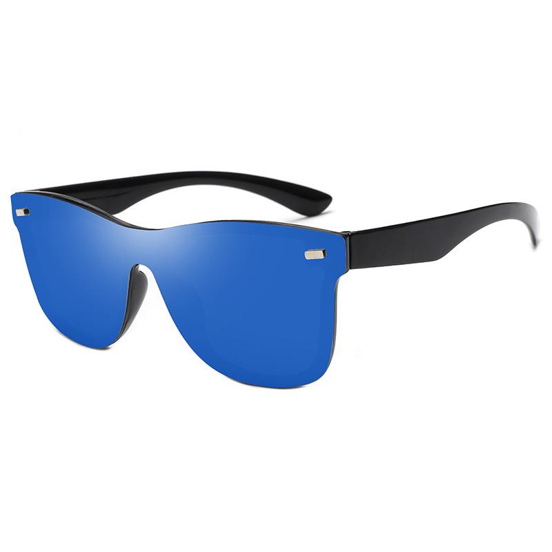 Fashion One Piece Frameless Glasses, Men's Trend, Fashion Sunglasses, New Women's Sunglasses