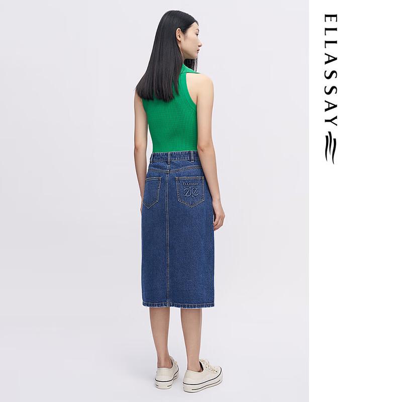 ELLASSAY Women's Premium V-Neck Sleeveless Knit Top